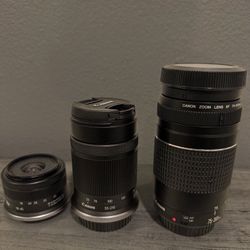 Canon RF EF Lenses 