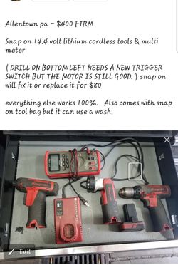 Snap on tools