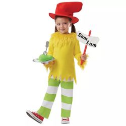 Green eggs and ham toddler costume