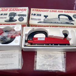 Ingersoll-Rand Dual Action Air Sander and Straight Line Sander
