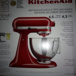 Kitchen Aid tilt head mixer deluxe 