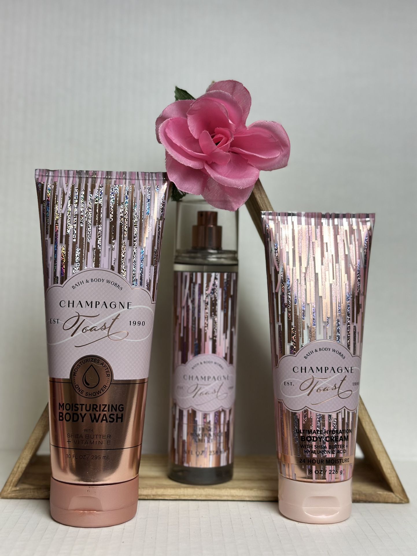 Champagne Toast - B&BW 3 Piece Set