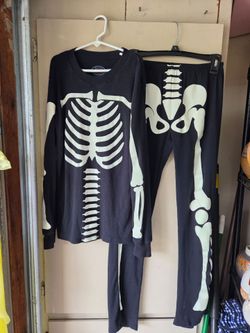Skeleton Halloween costume. Sz Xs