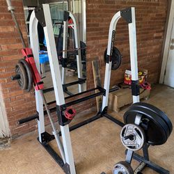 Home Gym , Bench , Weights  , Adjustable Rack , ETC