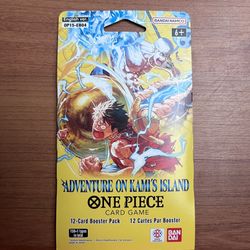 One Piece TCG OP-15 Adventure on Kami's Island Sleeves Booster Pack English