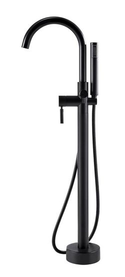 Ove Decors Athena Floor Mounted Tub Filler Includes Hand Shower
