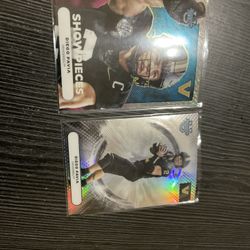 2 Diego Pavia 2025 Bowman U Rookie Football Cards- Both Refractors Vanderbilt Heisman Finalist Albuquerque Native 