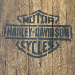 Harley Davidson Bourbon Barrel Head
