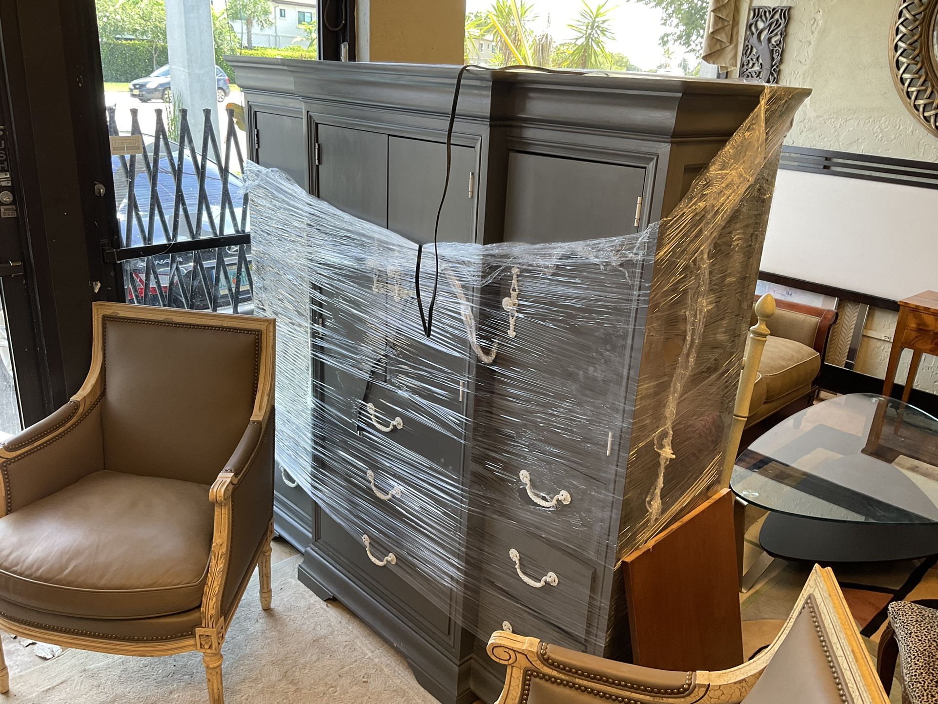 Grey Dresser Console