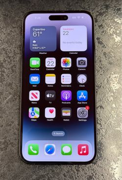 Apple iPhone 14 Pro Max 128GB Space Black Unlocked 93% Battery Mint Condition