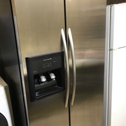 KitchenAid Refrigerator Side By Side Stainless Steel 