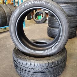 🔥 (2) 235 45 18 Hankook & Fuzion All Season Tires 