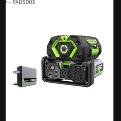 EGO POWER + Portable Inverter, 400W, Power Inverter Generator, Quiet. Includes 56V 4.0Ah Battery