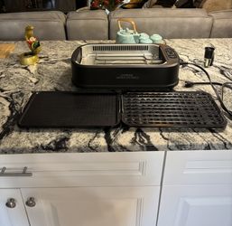 Smokeless indoor grill