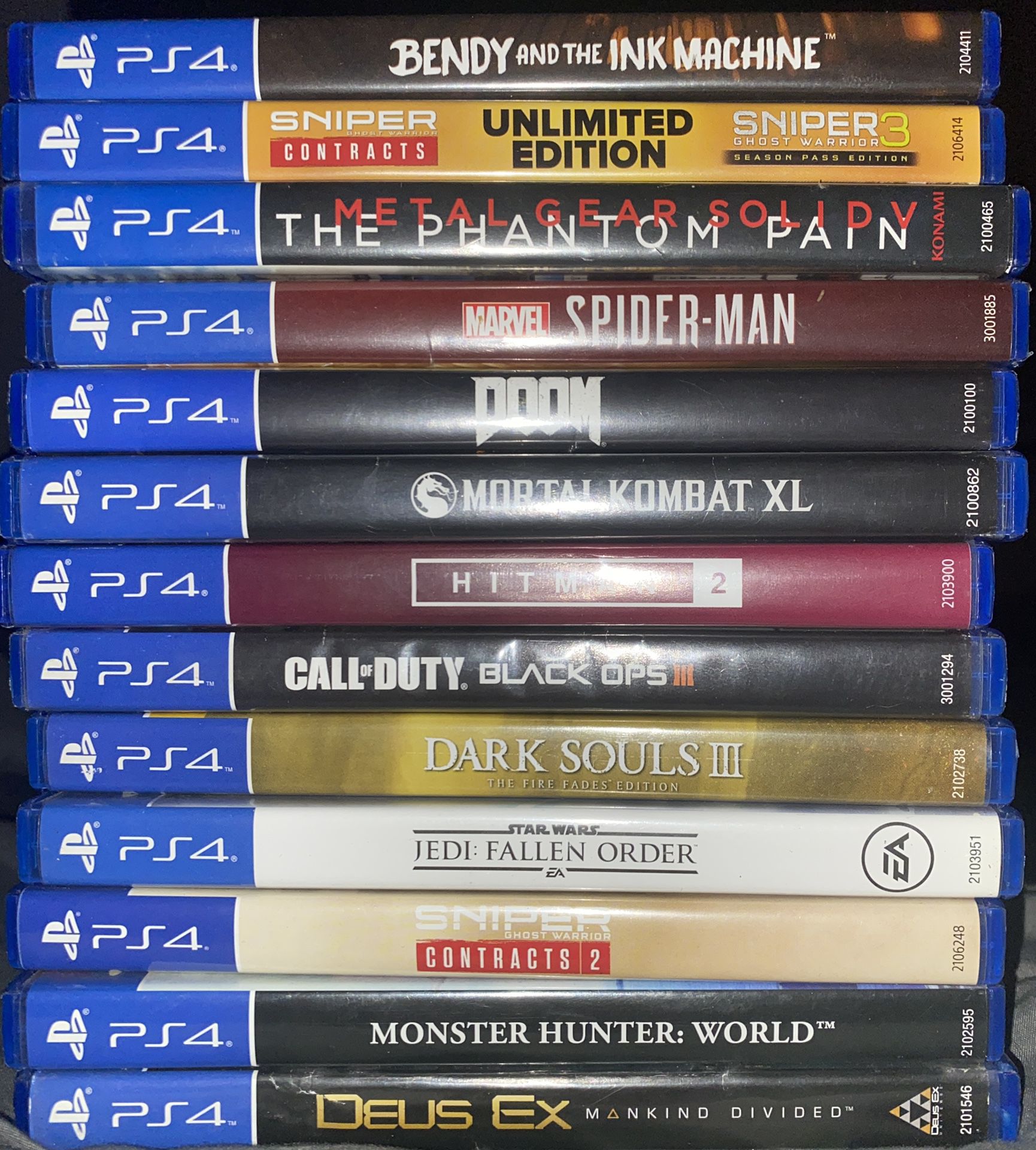 Lot Of PS4 Games