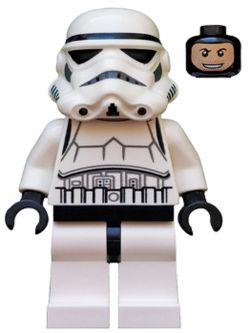 SW0366 Imperial Stormtrooper - Printed Black Head, Dotted Mouth Helmet, Detailed Armor