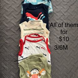 Baby Boy Short Sleeve Bodysuit