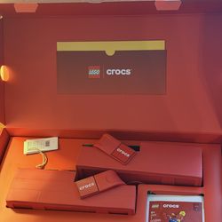 Lego crocs men size 13