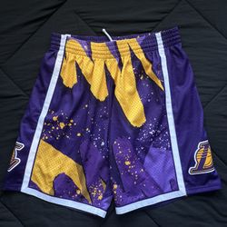Mitchell & Ness Swingman hardwood classic Laker Shorts