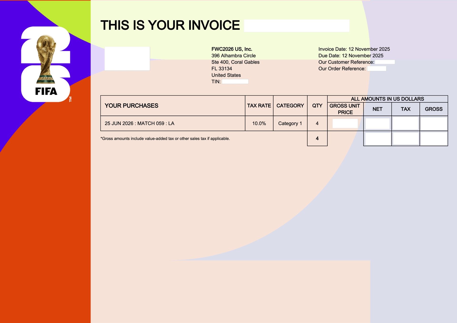 World Cup 26 | TEAM USA CAT 1 Tix 🇺🇸⚽ 