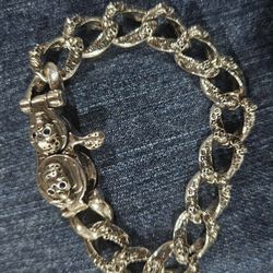 Stainless Steel Skull Bracelet 8" Pick Up By 89122 Other Jewelry Posted 