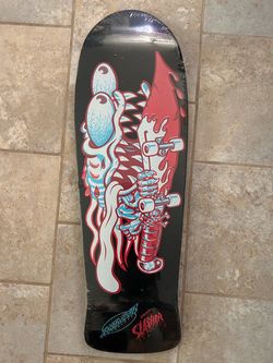Santa Cruz slasher Keith Meek 3-D decoder deck 10.1in x 31.13in