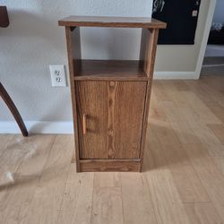 Faux Wood End Tables/nightstands X2
