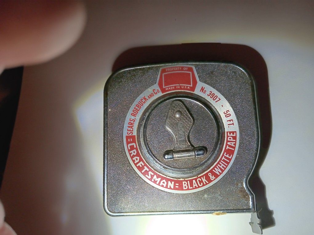 1956 Vintage 50 Ft TapeMeasure