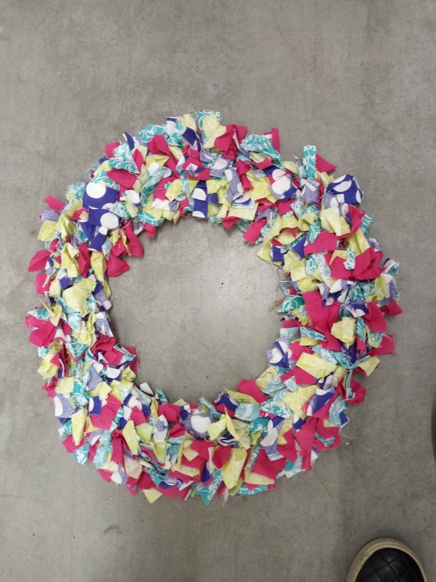 Fun Multicolor Handmade Wreath