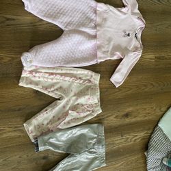 3-6 Month Outfit With Pants To Match Top 
