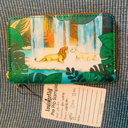 Rare ❤️ Disney Lion King Pre Production Sample Loungefly Wallet NWT