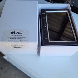 Elvid RVM-713-Alt, shutter shot camera monitor attached