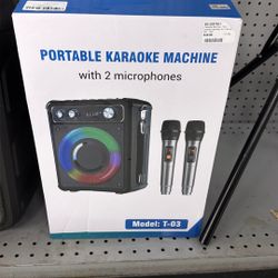 Portable Karaoke Machine (Model: T-03)