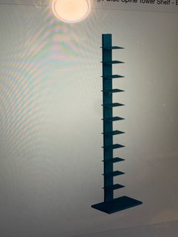 Vertical bookcase black