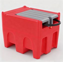 116 Gallon Portable Diesel & Gasoline Tank with 12V Electric Pump