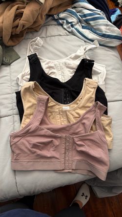 4 size medium post surgery bras