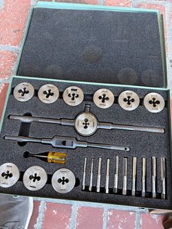 Vintage Greenfield Threading Little Giant 23 Piece Tap and Die Set 343 (O3)