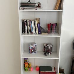 GERBSY White Bookshelf