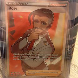 Rose 189/189 2020 Darkness Ablaze Pokemon Card Full Art Trainer 