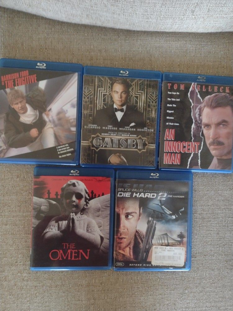 Lot Of 5 Blu Ray Movies 