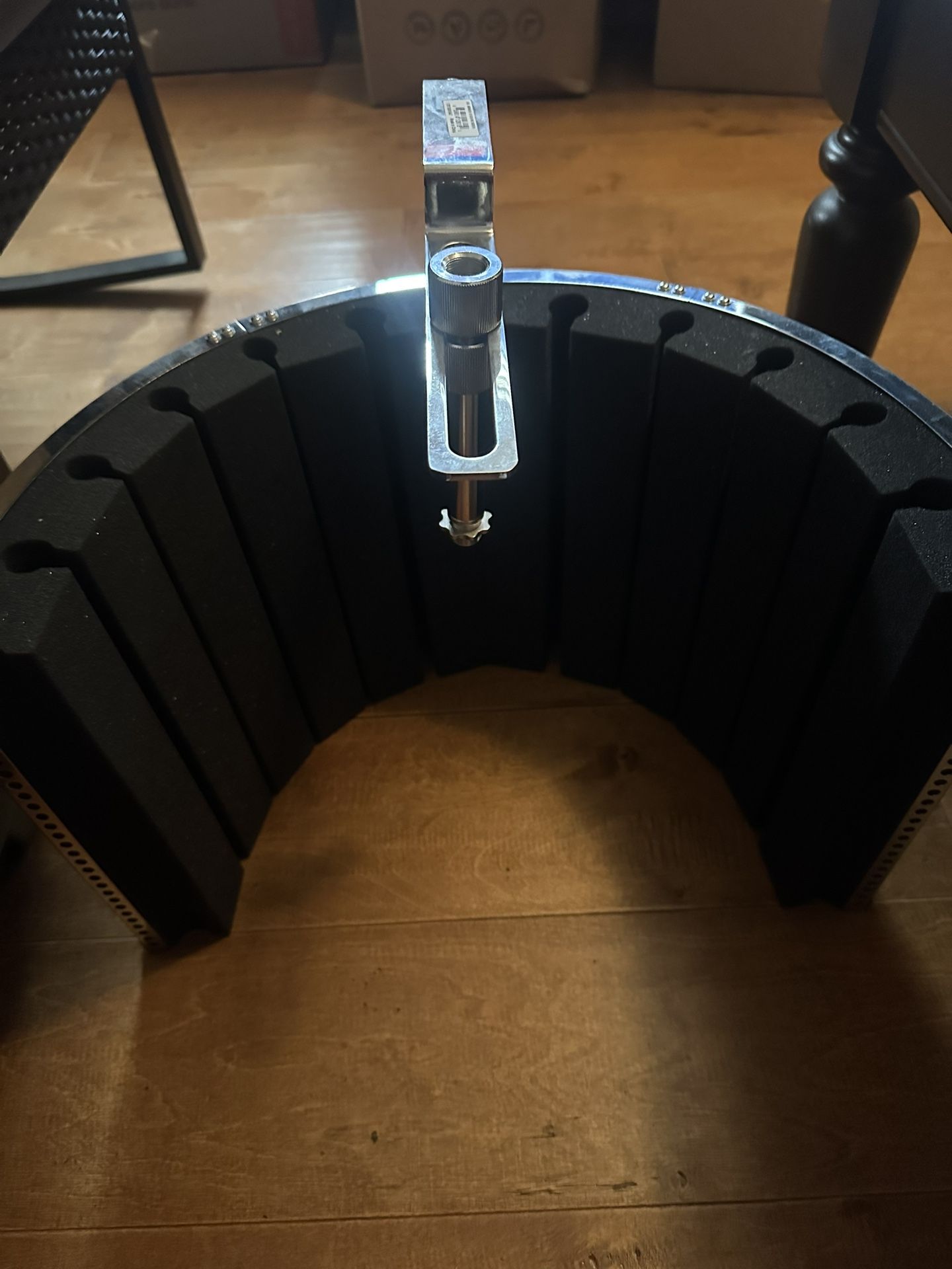 On-Stage Isolation Shield