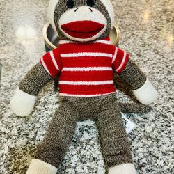 Sock Monkey Stuffed Animal