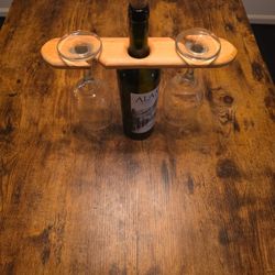 Handcrafted Wooden Wine Caddy