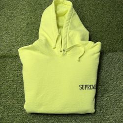 Supreme On God Bright Yellow Hoodie
