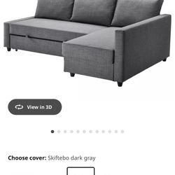 IKEA FRIHETEN Sofa/Sleeper sectional, 3-seat with storage