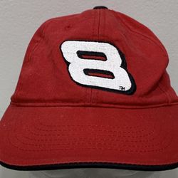 Dale Earnhardt, Jr. Hat Cap #8 Red Youth Chase Authentics Signature Adjustable
