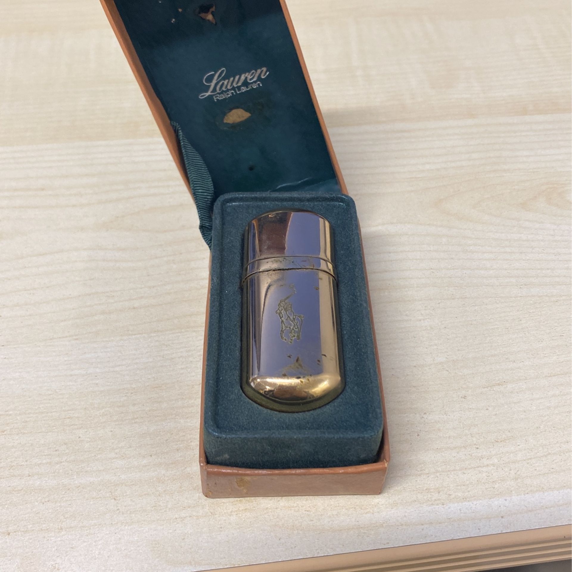 Vintage Gold Refillable Collectible Perfume Bottle