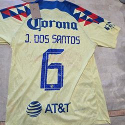 America Jersey Versión Player  J Dos Santos  XL 
