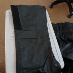 Fieldsheer Leather Motorcycle  Chaps 3xl