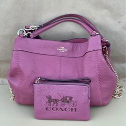 Coach Small Lexy Satchel With Wristlet. Firm Price/Precio Firme